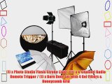LimoStudio Photographic 540 Watt Photo Studio Flash Strobe Lighting Light Kit with Softbox