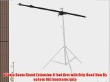 ePhoto Boom Stand Extension 6 feet Arm with Grip Head New By ephoto INC boomarm/grip