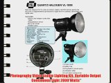 Photography Video Studio Lighting Kit Variable Output Continuous Light 2000 Watts