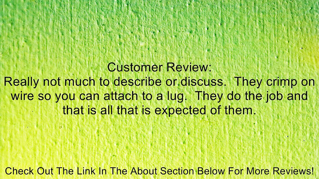 Install Bay Copper Ring Terminal 4 Gauge #516 25 Pack - CUR4516 Review