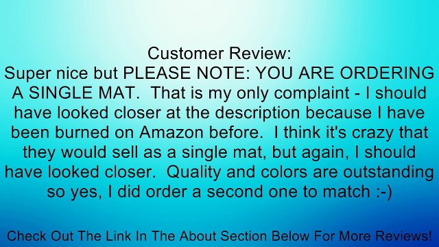 SPG RFM5103 Realtree Outfitters Camo Rear Floor Mat Review