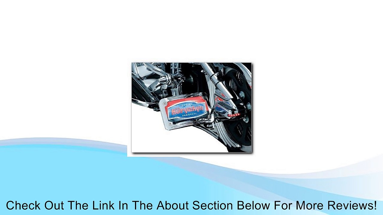 Kuryakyn 9253 Lighted Curved Horizontal Side Mount Plate Review