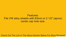 VW Volkswagen Single Center Cap Replacement GENUINE OEM BRAND NEW Review