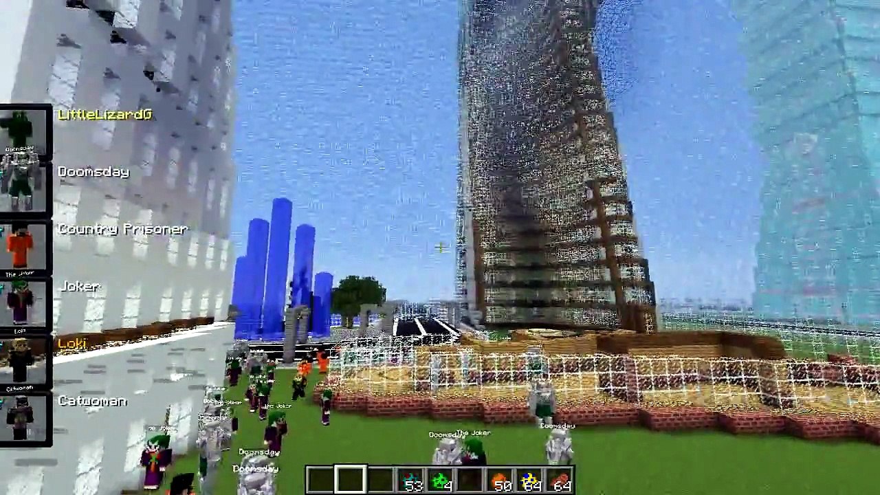 Minecraft - MORPH MOD HIDE AND SEEK - Superhero...