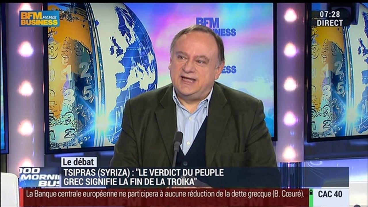 Jean-Marc Daniel: Victoire de Syriza en Grèce: que compte faire le futur Premier ministre Alexis Tsipras ? - 26/01