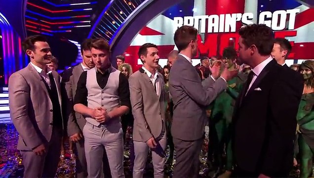 Britain's Got Talent winners Collabro's reaction Britain's Got More Talent 2014 Final