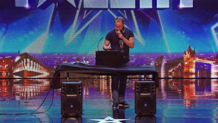 DJ Allan Turner-Ward spins the wheels of steel   Britain's Got Talent 2014