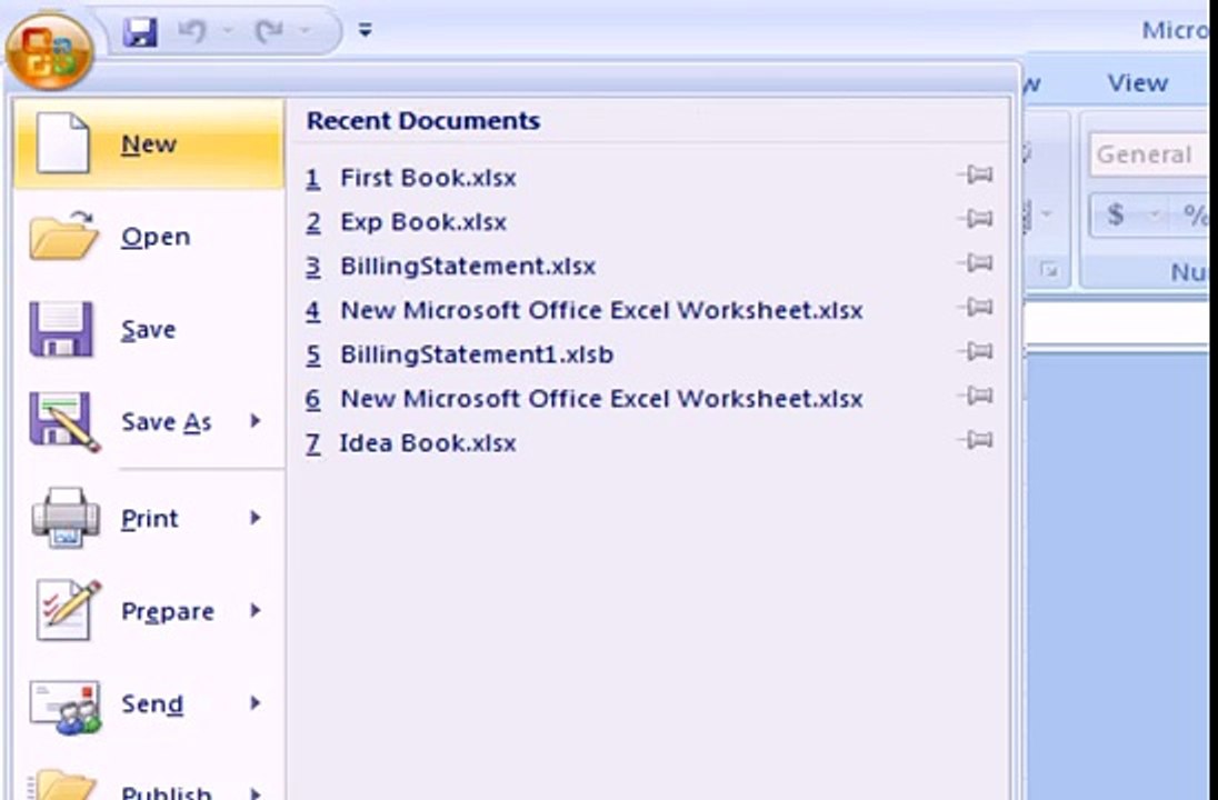 Lesson # 1 New Open Save