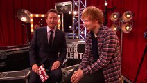 Stephen has a chinwag with superstar Ed Sheeran   Britain's Got Talent 2015