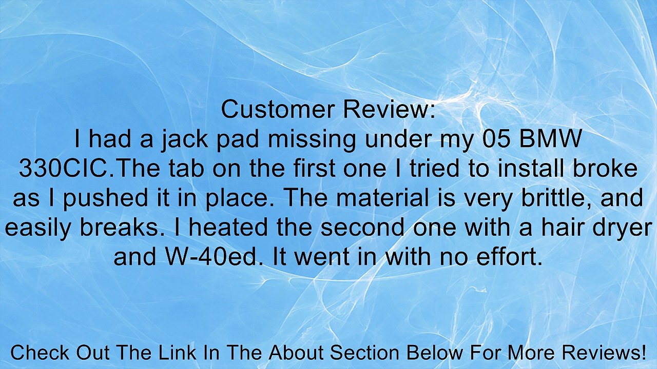 URO Parts 51 71 8 268 885 Jack Pad Review