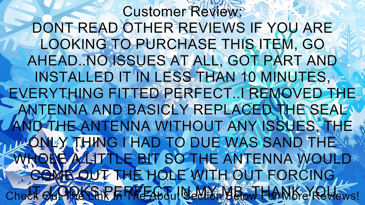 URO Parts 210 827 0031KIT Roof Antenna Kit (Antenna Tip & Gasket Only) Review
