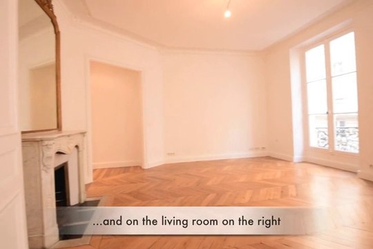 (Ref: 0724) 2-Bedroom unfurnished apartment on rue de Lille, Paris 7th