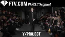 Y/Project Men Fall/Winter 2015-16 | Paris Men’s Fashion Week | FashionTV