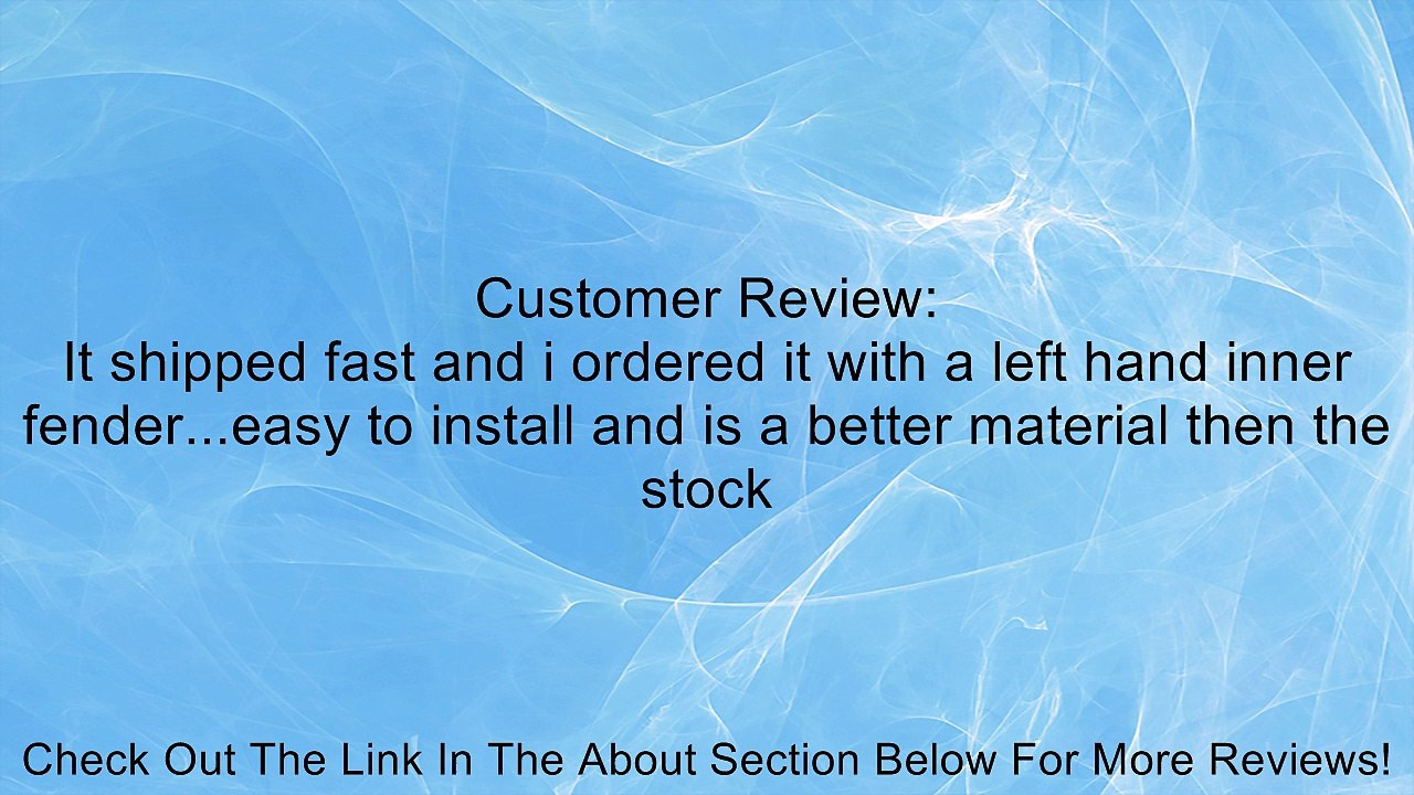 SCION XB OEM STYLE RH RIGHT HAND PASSENGER INNER FENDER Review