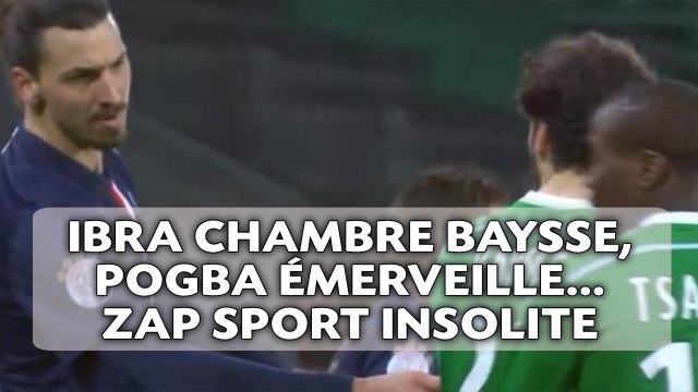 Ibra chambre Baysse, Pogba émerveille, Cristiano pète les plombs... [ZAP Sport insolite]