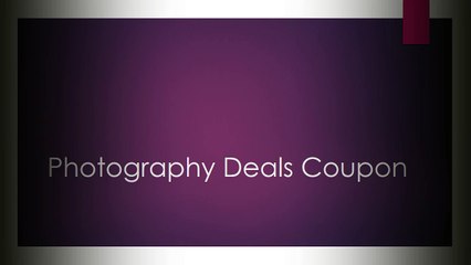 Photography Deals Coupon