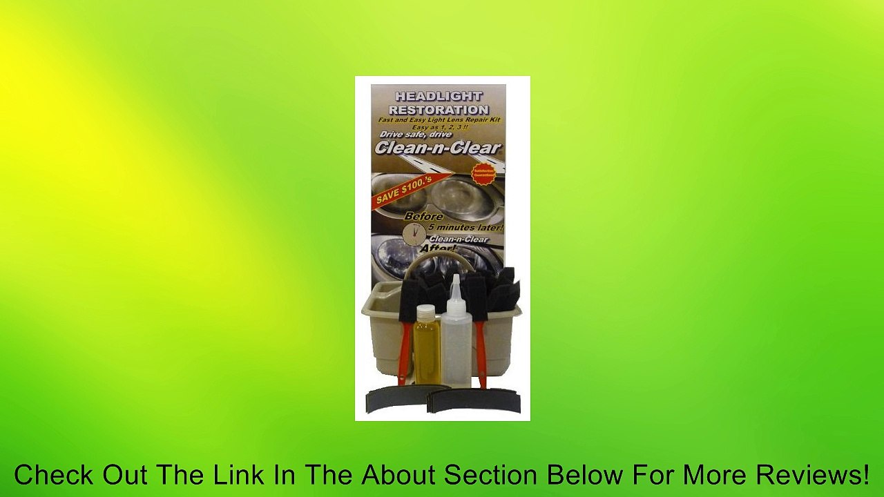 Shopkit (20 cars) Clean-N-Clear Headlight Restoration Review