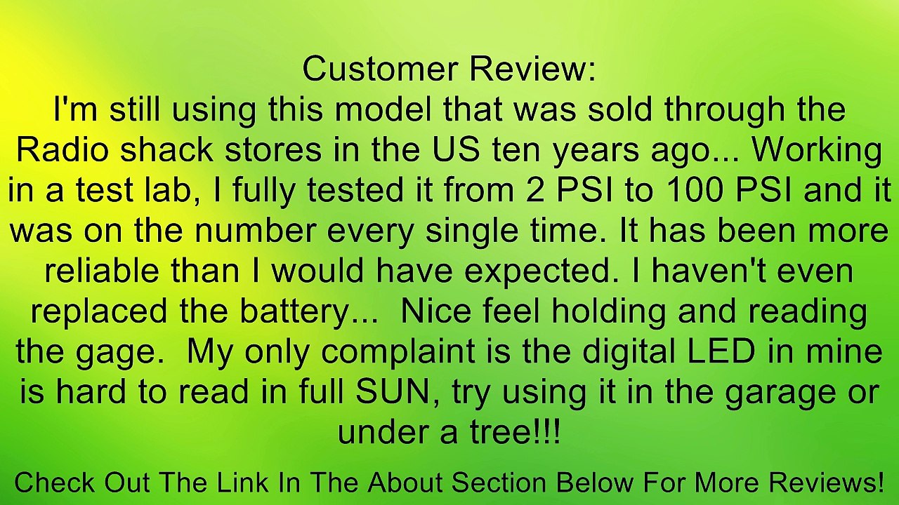 Michelin MN-4150B Digital Pressure Gauge Review