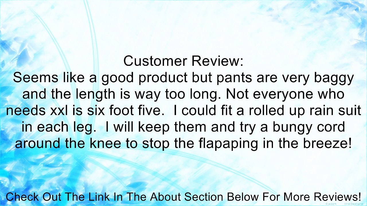 Frogg Toggs Horny Toadz Pants (Black, Medium) Review