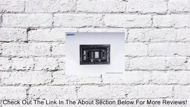 AC Delco D7003 Auxiliary Fuel Tank Switch Review