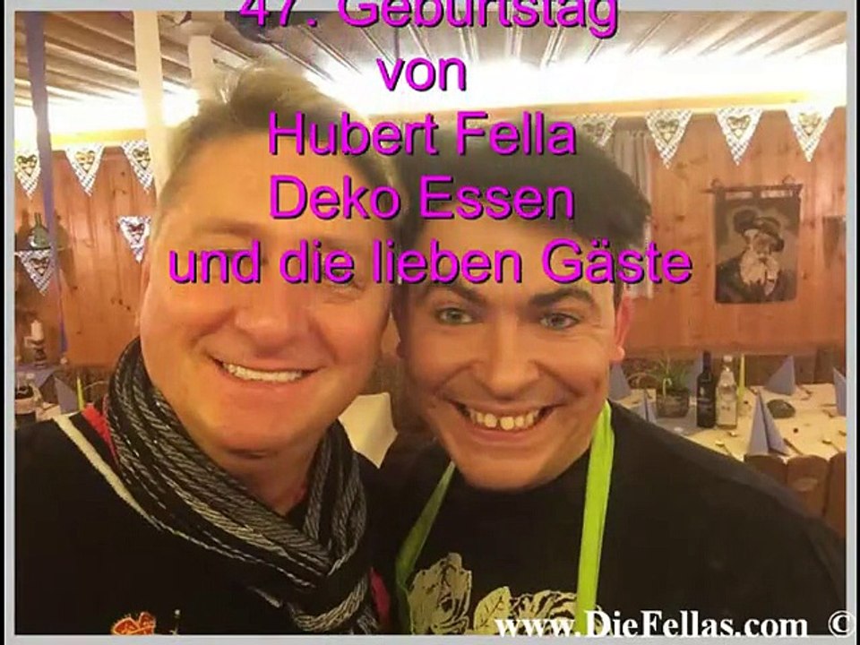 Geburtstag von Hubert Fella Hammelburg Deko Essen Gäste es war einfach toll