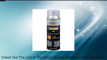 12 Oz. Clearcoat Spray Can Review