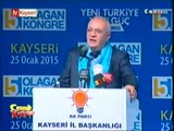 Ak Parti Kayseri 5. Olağan İl Kongresi Kayseri Büyükşehir Belediye Başkanı Mehmet Özhaseki, Grup Başkanvekili Mustafa Elitaş