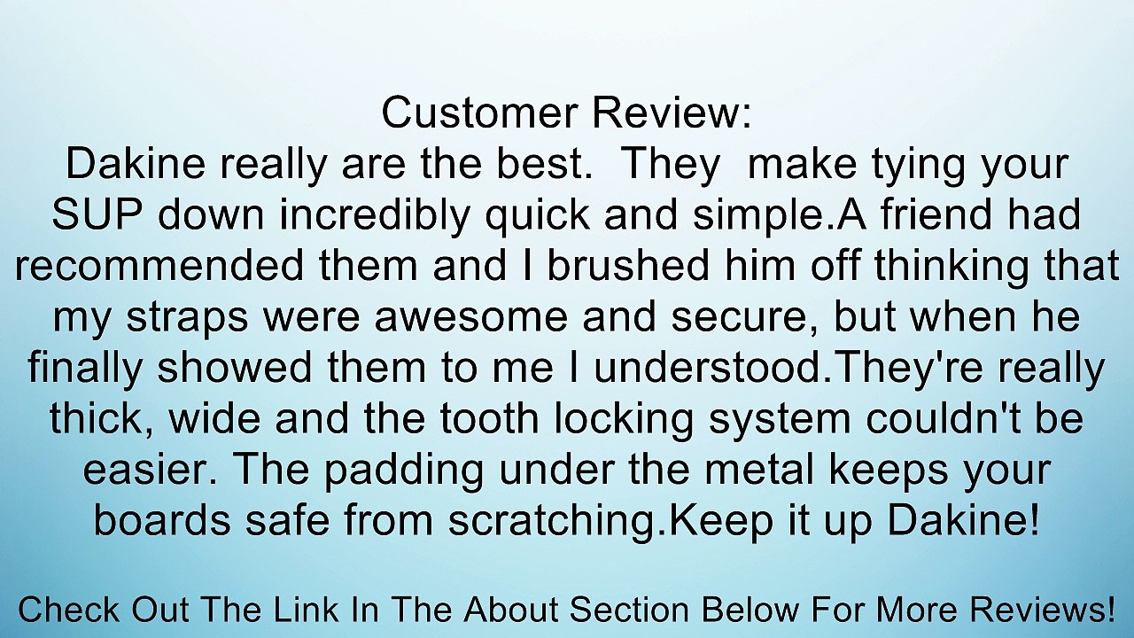 Dakine Baja Tie Down Straps - 12' - Black Review