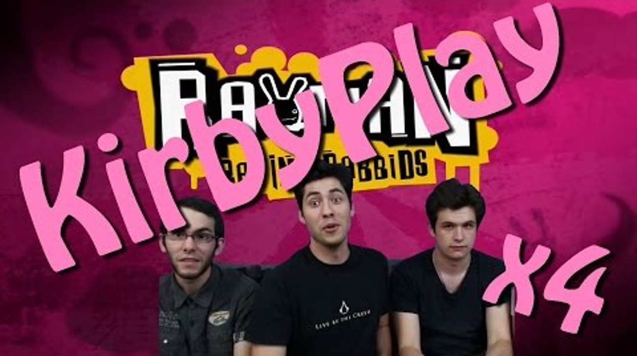 [KirbyPlay x4] Rayman contre les lapins crétins 360