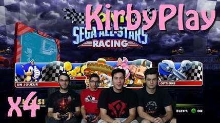 [KirbyPlay x4] Sonic Sega all star Racing