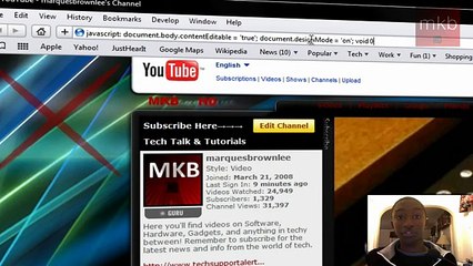 HD Tutorial Edit Web Pages with Javascript