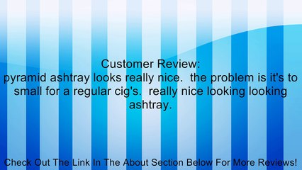 Pyramid Ashtray with Bas Reliefs Style TAL486 Review