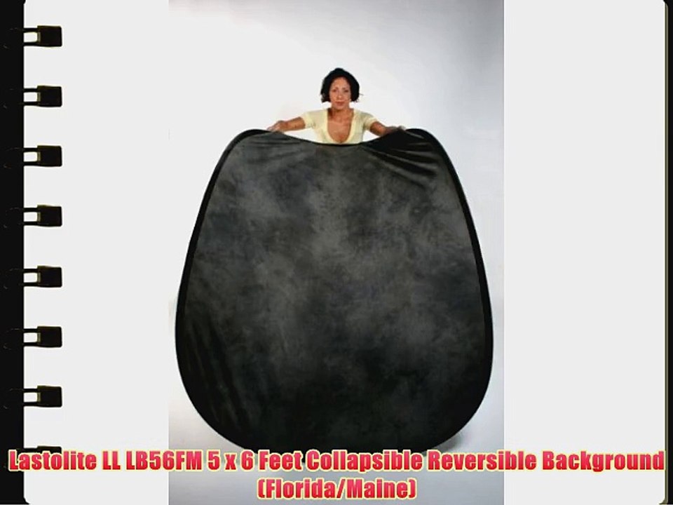 Lastolite LL LB56FM 5 x 6 Feet Collapsible Reversible Background (Florida/Maine)