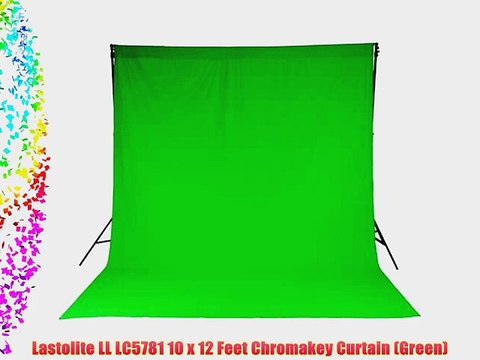 Lastolite LL LC5781 10 x 12 Feet Chromakey Curtain (Green)