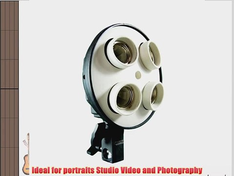 ePhoto 3 Softbox Hair Light Boom Stand Photo Video Lighting with Large 10 x 20 Black Muslin