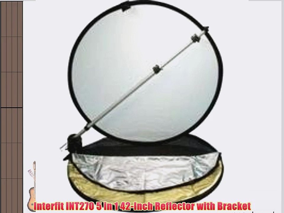 Interfit INT270 5 in 1 42-Inch Reflector with Bracket