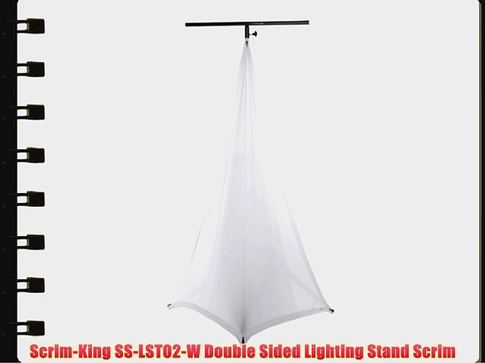 Scrim-King SS-LST02-W Double Sided Lighting Stand Scrim