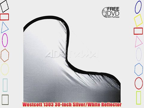 Westcott 1303 30-Inch Silver/White Reflector