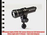 Nocturnal Lights M700i 700 Lumen Universal LED Underwater Video Light with YS Mount   Ball