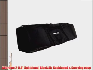 Adorama 2-9.5' Lightstand Black Air Cushioned