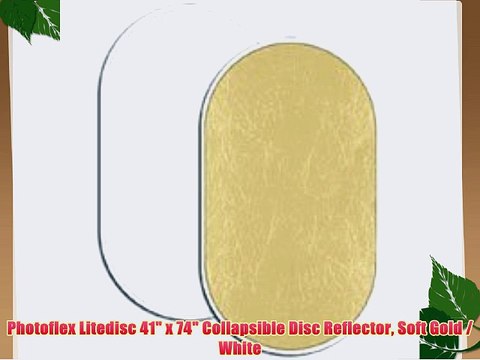 Photoflex Litedisc 41 x 74 Collapsible Disc Reflector Soft Gold / White
