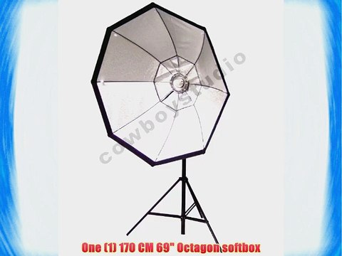 CowboyStudio 69-Inch 170-cm Octagonal Softbox Soft Box with Speedring Speed Ring for Alien