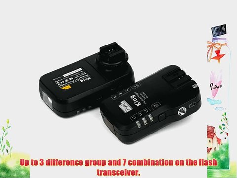 PIXEL King Wireless Radio TTL Flash Trigger for Sony DSLRs