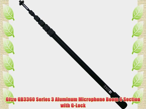 Gitzo GB3360 Series 3 Aluminum Microphone Boom 6 Section with G-Lock