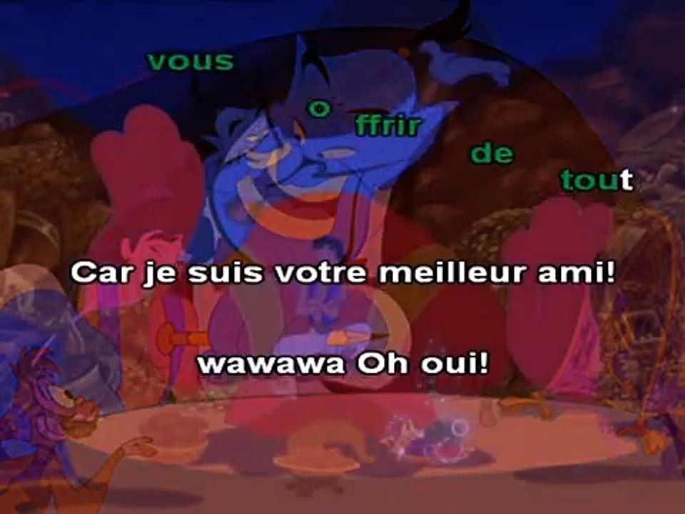 KARAOKE COMEDIE MUSICALE ALADDIN - Je suis ton meilleur ami