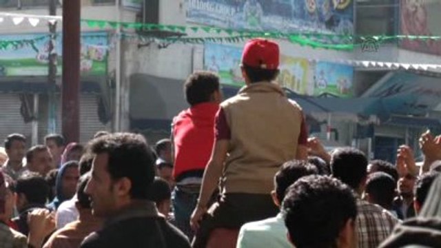 Yemen'de Husi Karşıtı Gösteriler