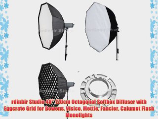 Descargar video: rdinbir Studio 48 120cm Octagonal Softbox Diffuser with Eggcrate Grid for Bowens Visico Mettle