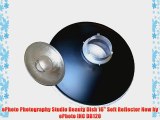 ePhoto Photography Studio Beauty Dish 16 Soft Reflector New by ePhoto INC DB120