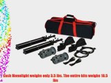 Dyna-lite Twinkle Kit with 2 Comet 400 w/s Twinkle Monolights Stands and Umbrellas
