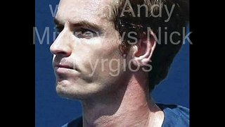 watch Andy Murray vs Nick Kyrgios live tennis match